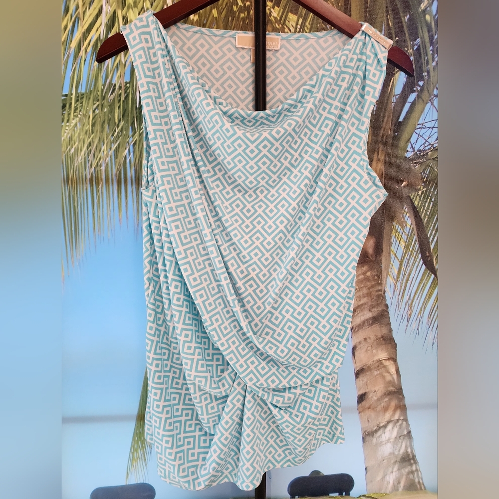 Michael Kors Geometric Patterned Top